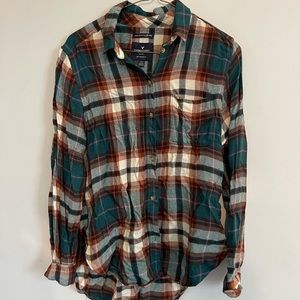 American eagle flannel size small